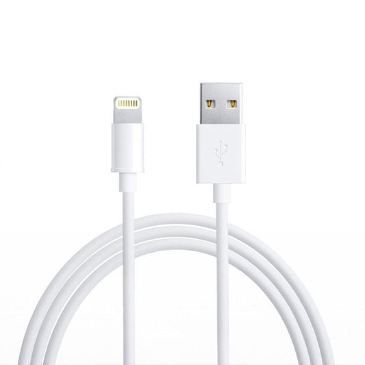 Cablu Date Compatibil iPhone 1 m Bulk, Alb