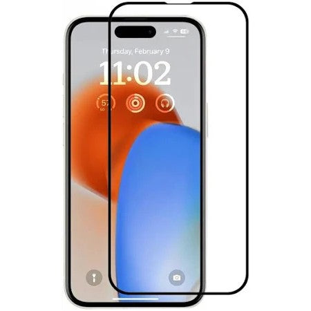 Folie Sticla Securizata, Flippy, compatibila cu Apple iPhone 15, Sticla ESD, Super HD Glass, Anti-static, Margini Negre, Transparent