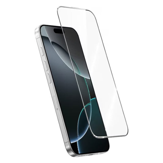 Folie Sticla Securizata, Flippy, compatibila cu Apple iPhone 15, Sticla ESD, Super HD Glass, Anti-static, Margini Negre, 360 OG, Transparent