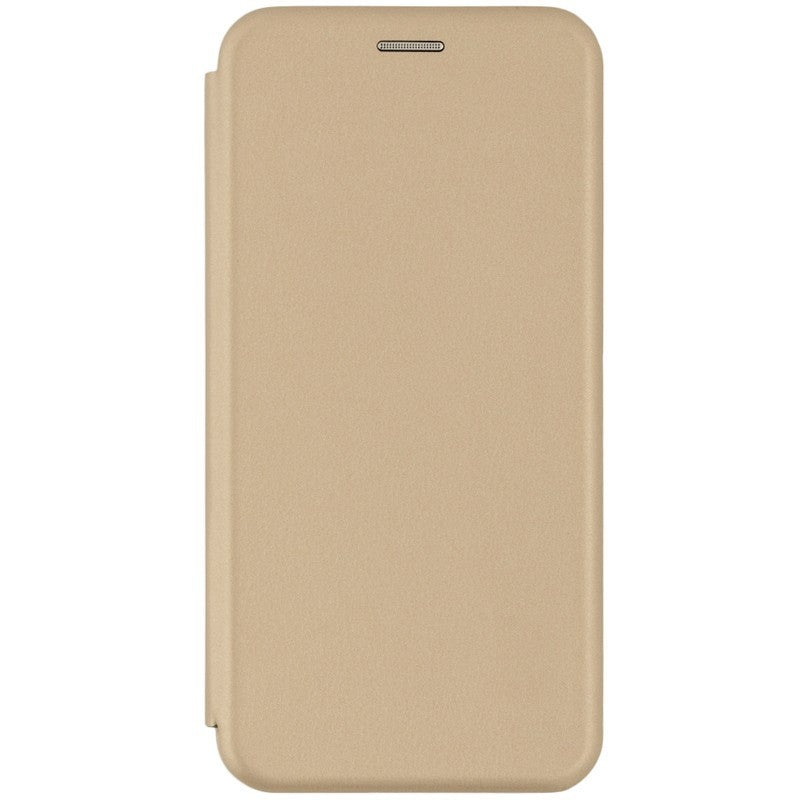 Husa de protectie Flippy compatibila cu Apple iPhone 13 Pro Max Magnet Book Case Auriu